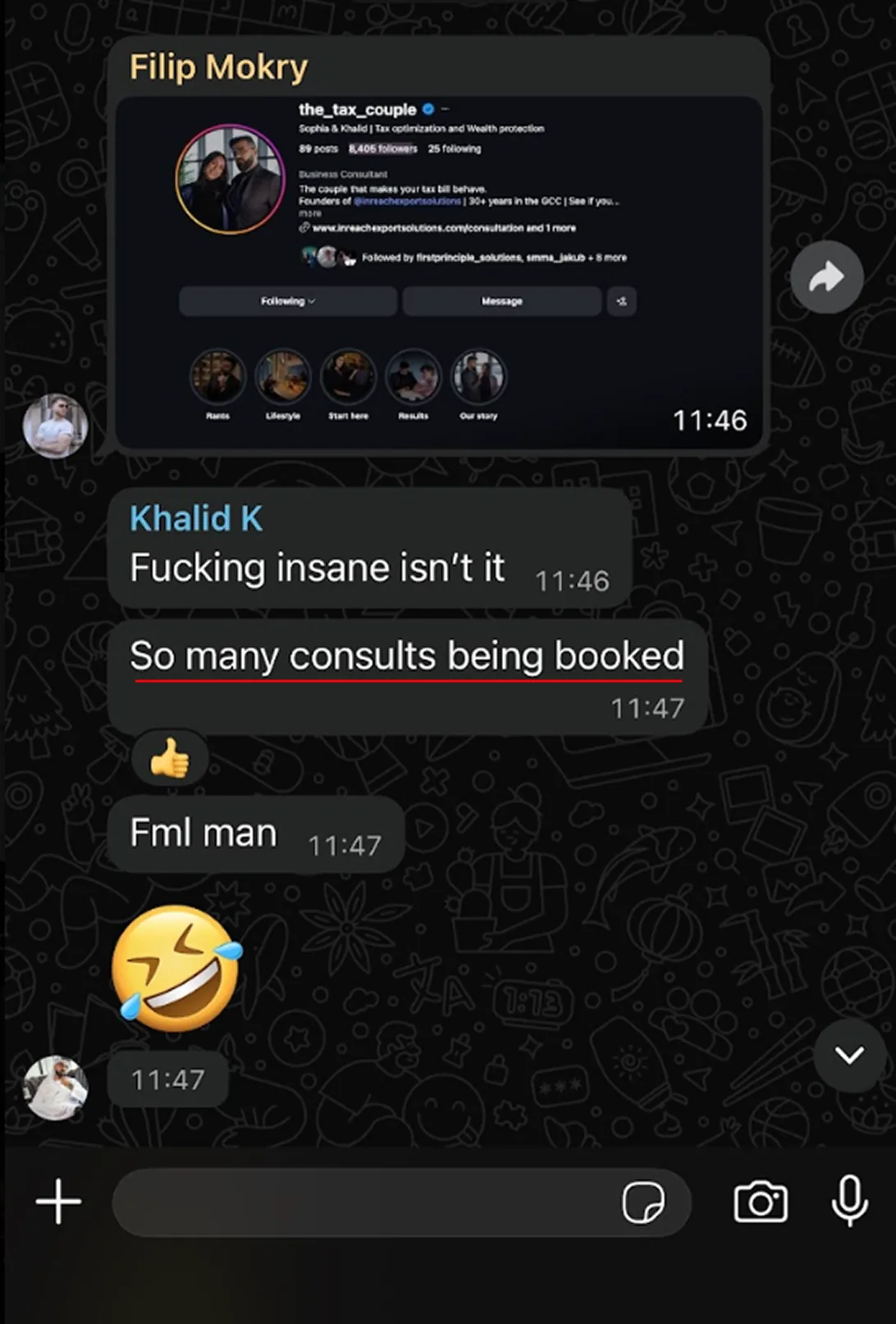 „So many consults being booked“ – zahraničný klient